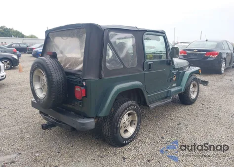 2000 Jeep Wrangler Sahara from USA, damaged, VIN 1J4FA59S5YP700649